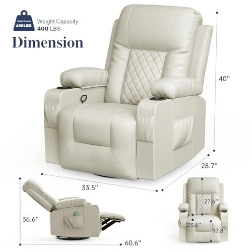 FURNIMAT - FURNIMAT Recliner Chairs for Adults